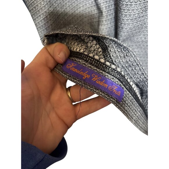 Robert Graham Mens Classic Fit Gray Patterned Short-Sleeve T-Shirt L - Picture 4 of 5